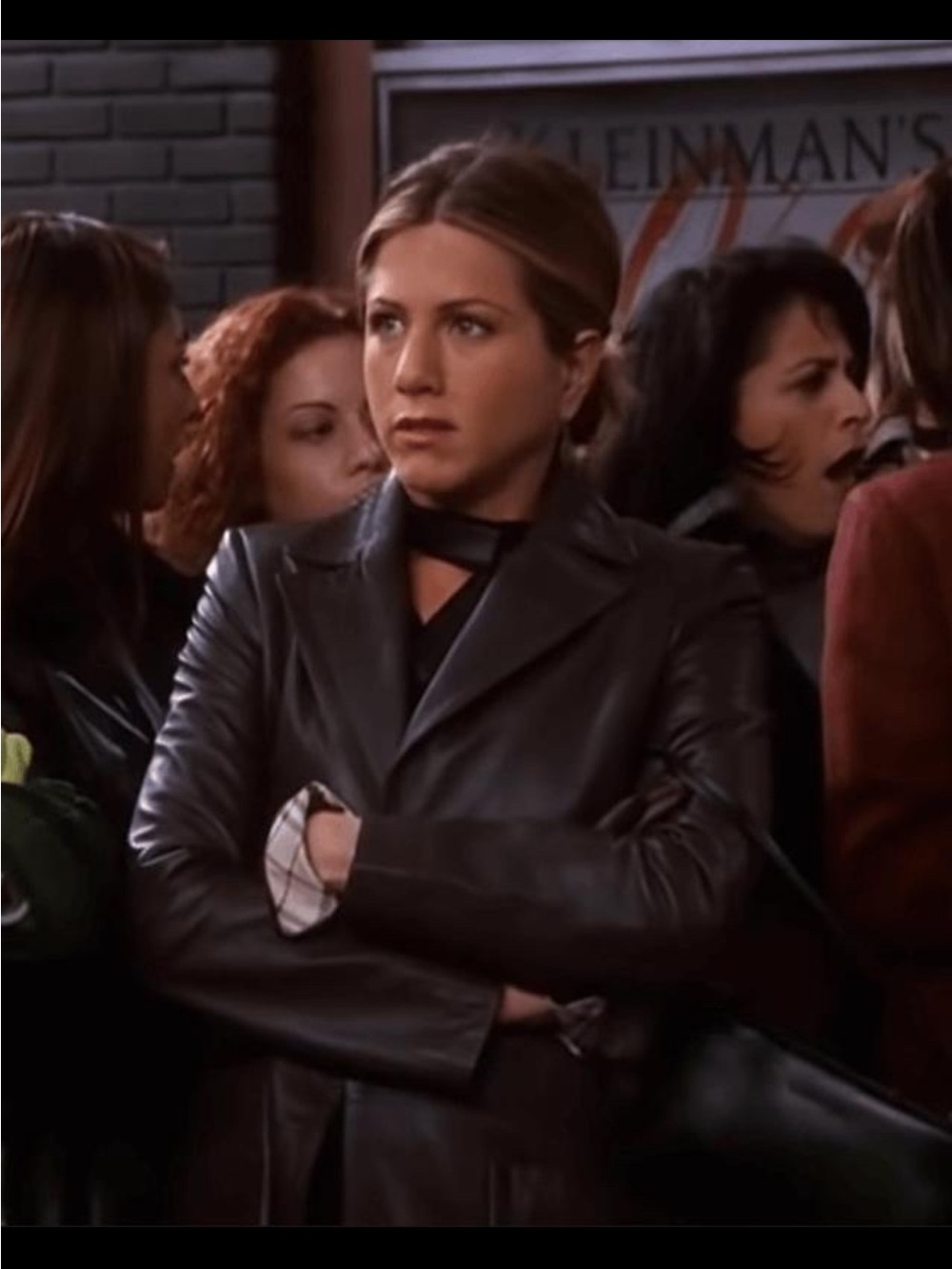 Alfani Genuine Leather Jacket | Brown Moto Biker Coat | Minimalist 90s style - Picture 6 of 6